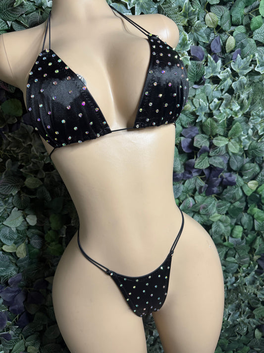 Black classic set w/ stones