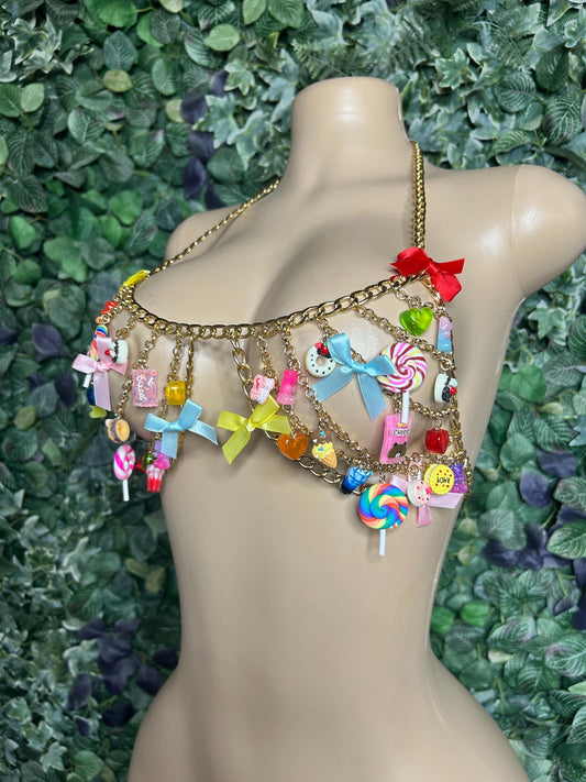 Candy Junk chain Bralette
