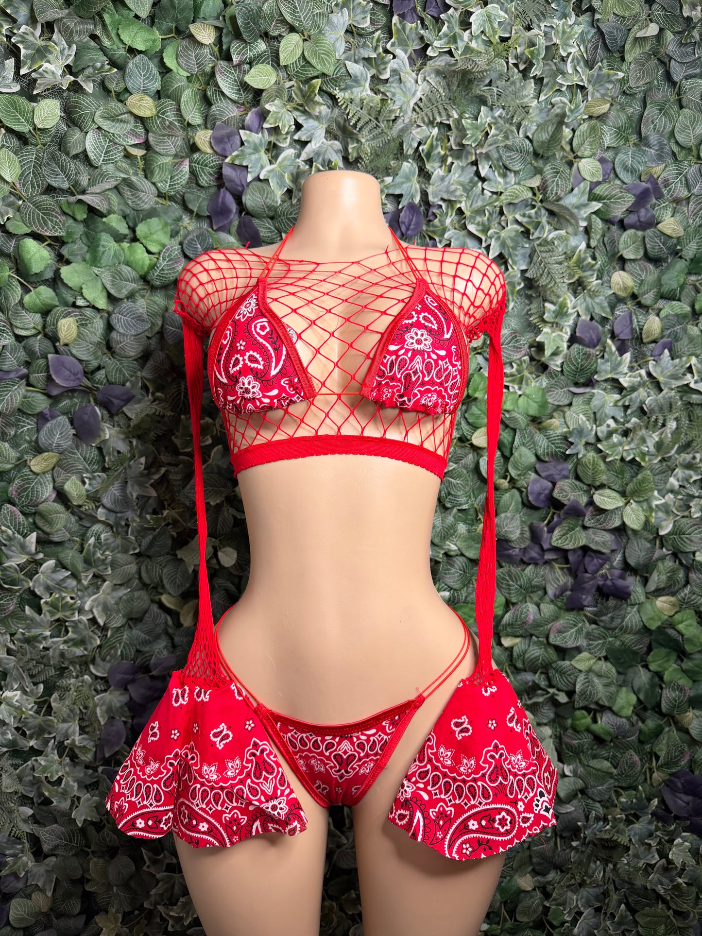 Red Bandana 3-piece set