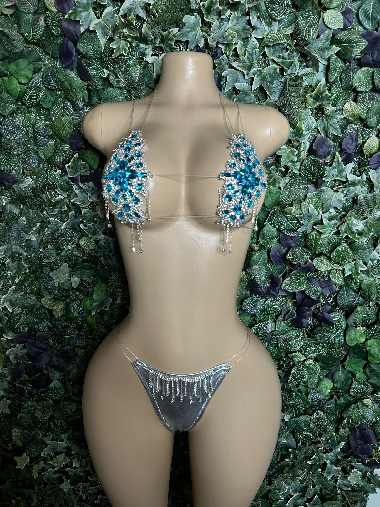 Blue Glitz set