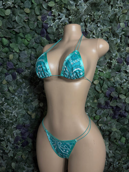 Turquoise Bandana microkini