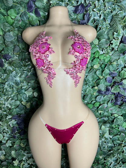 Fuchsia/ pink Eve set