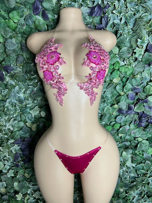 Fuchsia/ pink Eve set