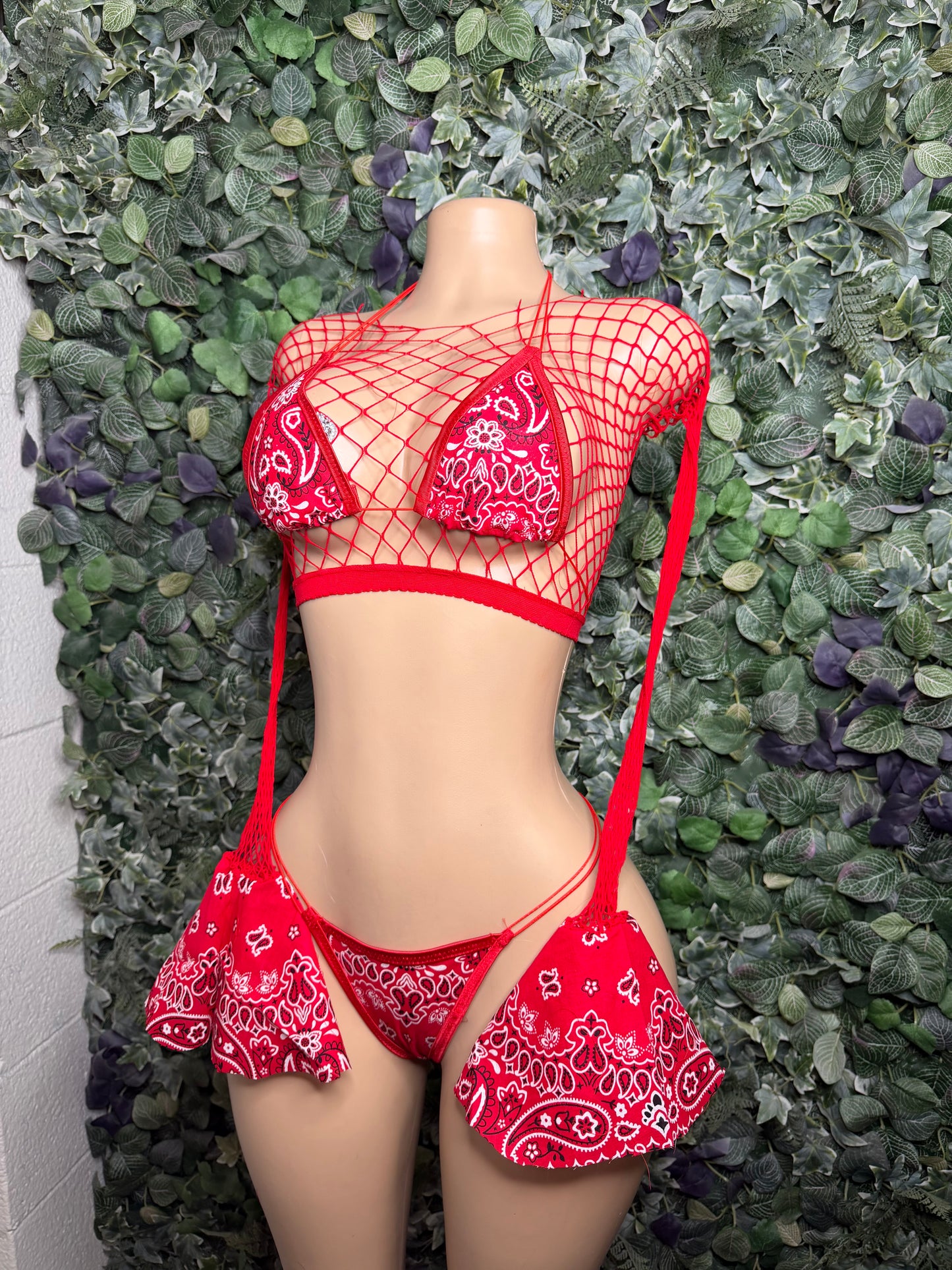 Red Bandana 3-piece set