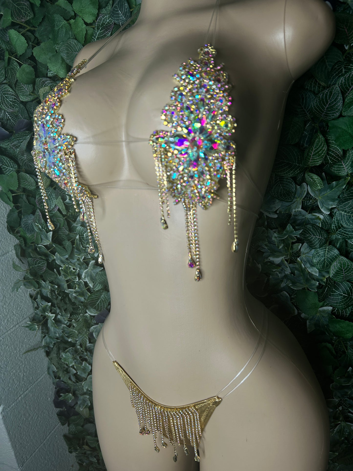 Gold Glitz set