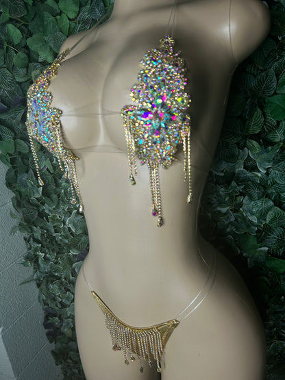 Gold Glitz set