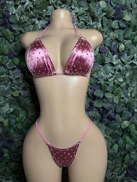 Pink classic set w/ stones