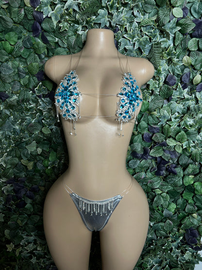 Blue Glitz set