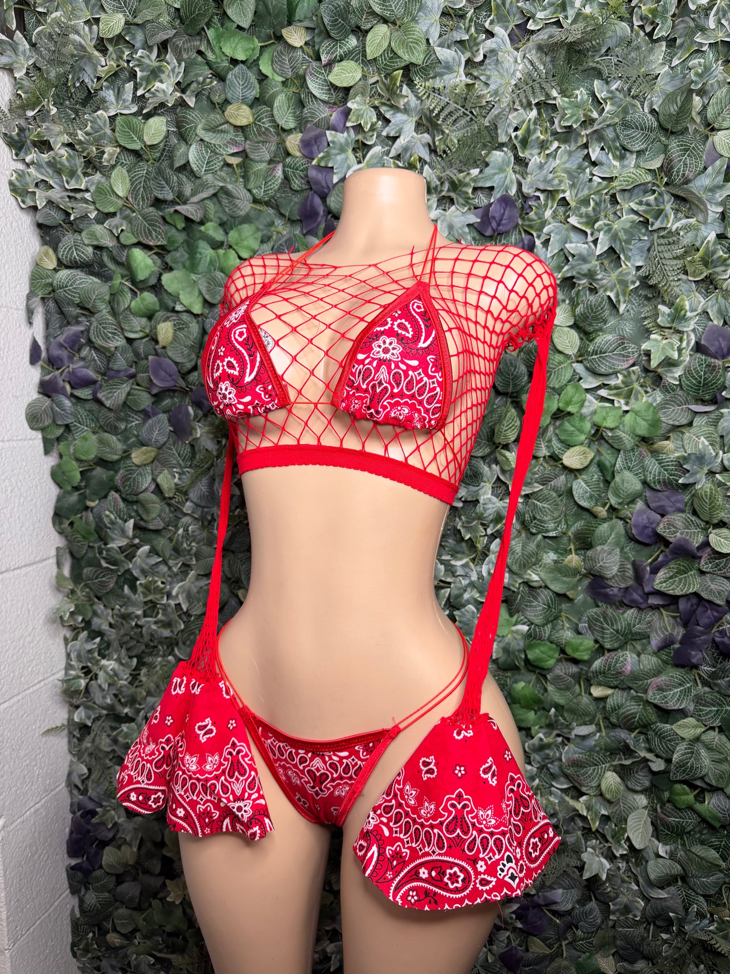 Red Bandana 3-piece set