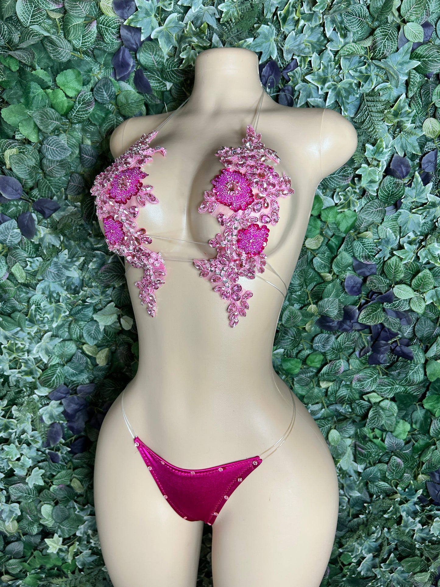 Fuchsia/ pink Eve set