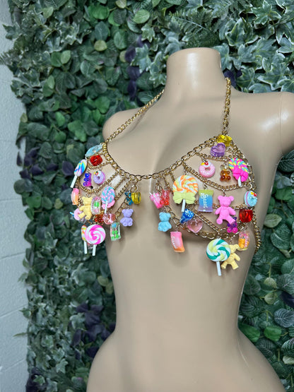 Candy Junk chain Bralette