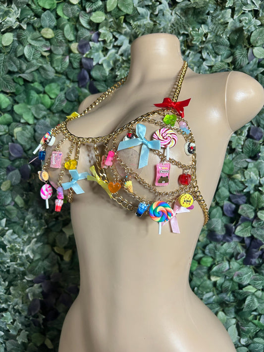 Candy Junk chain Bralette